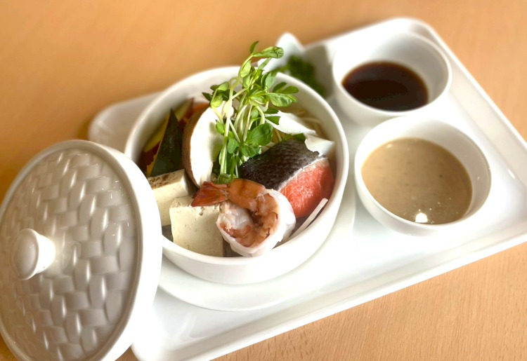 お野菜たっぷりの「せいろ蒸し」魚介